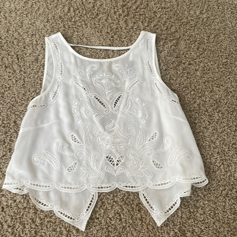 Women’s You are Not Alone opened back Crop Top